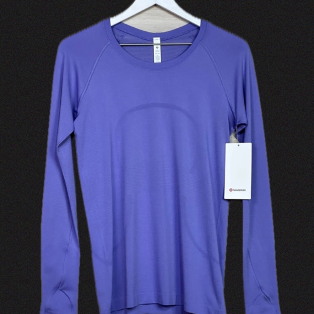 Lululemon- NWT Vibrant Purple Long Sleeve Tee
